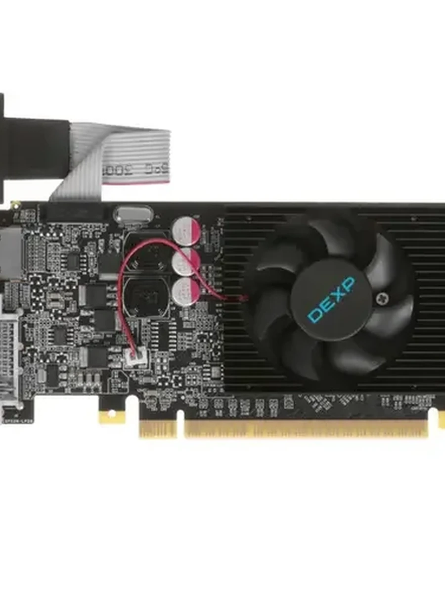 Видеокарта PCI-E DEXP GeForce 210 1024MB 64bit DDR3 [GT210 1GD3 LP] HDMI DVI DSub