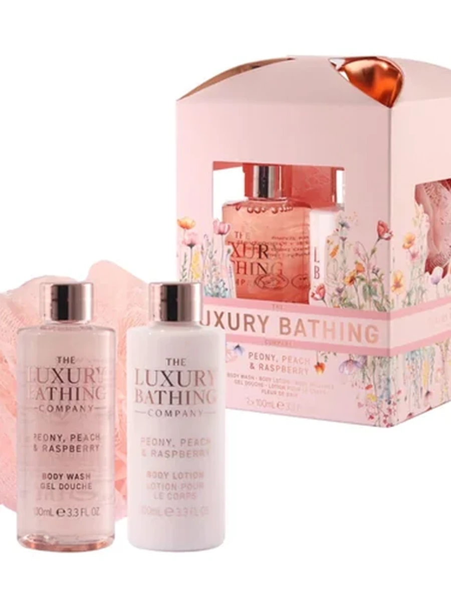 Luxury bathing peony peach raspberry 100 ml body wash,100 ml body wash