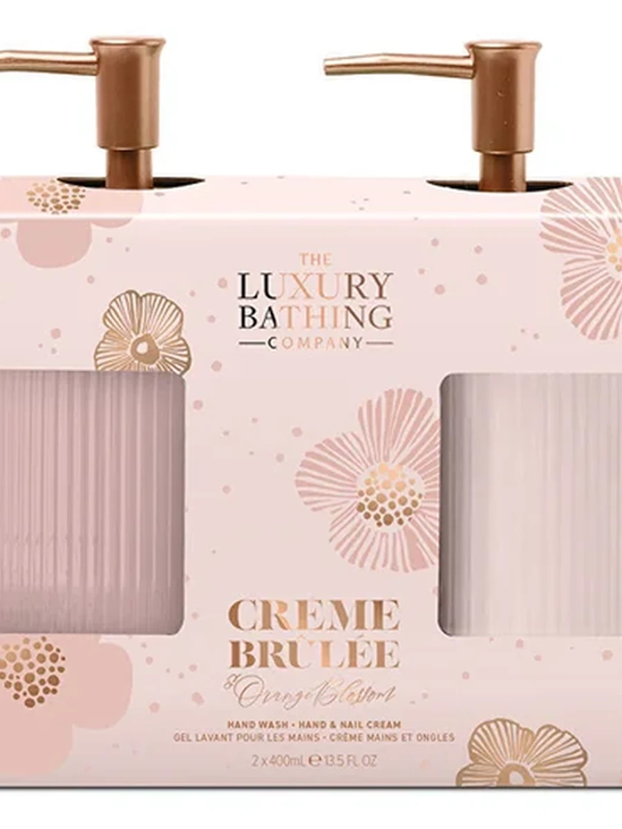 Luxury bathing heavenly hands orange blossom 400 ml hand wash,400 ml hand cream