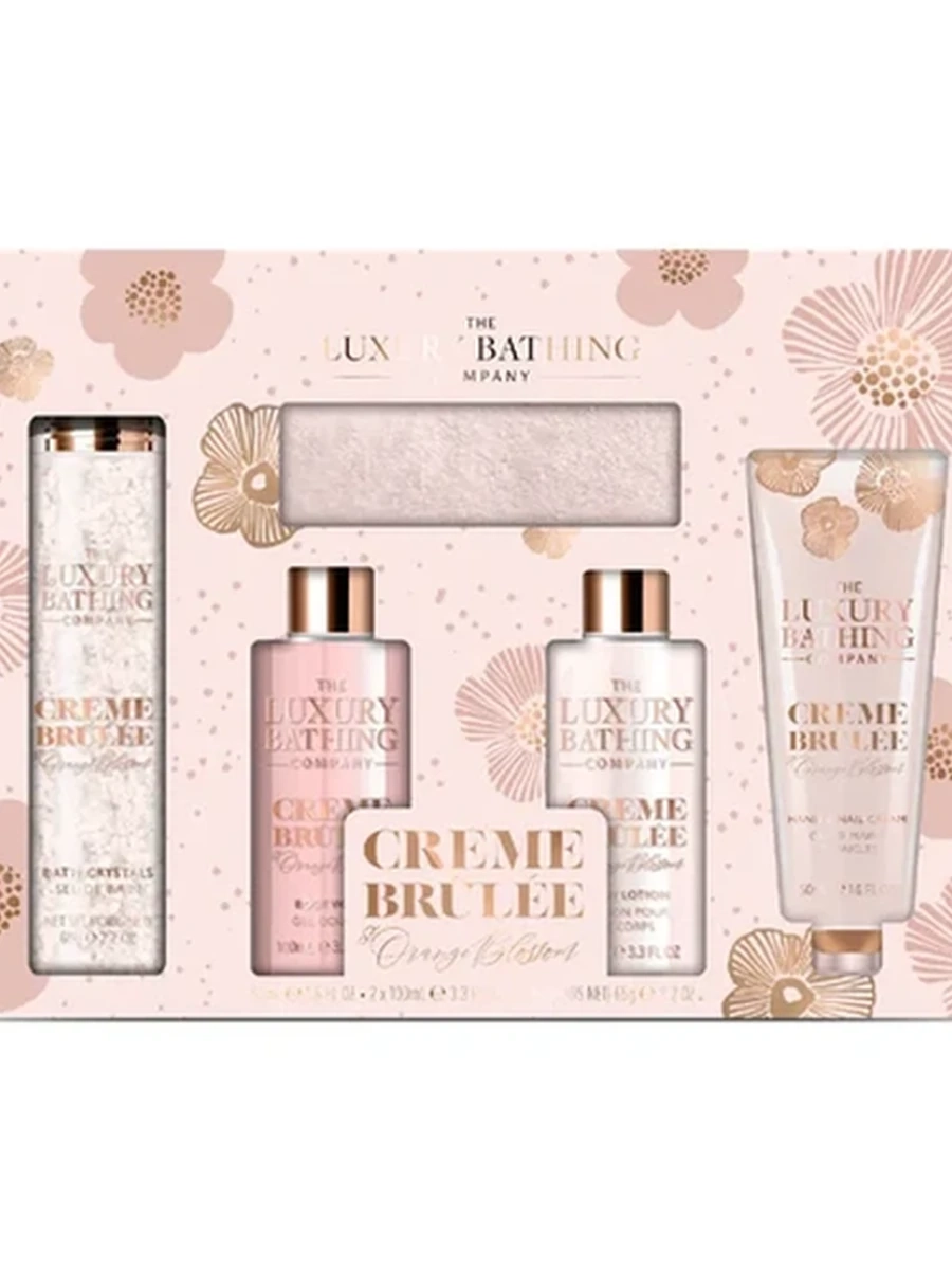 The Luxury bathing Ultimate Indulgence 100 ml body wash,body lotion,50 me hand cream,65gr bath crystals
