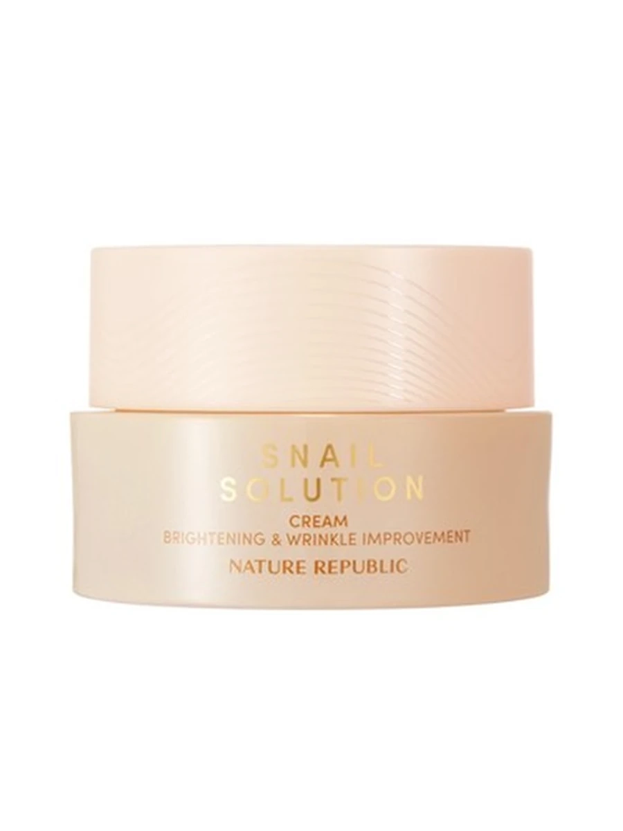 Антивозрастной крем для лица с муцином улитки Nature Republic Snail Solution Cream