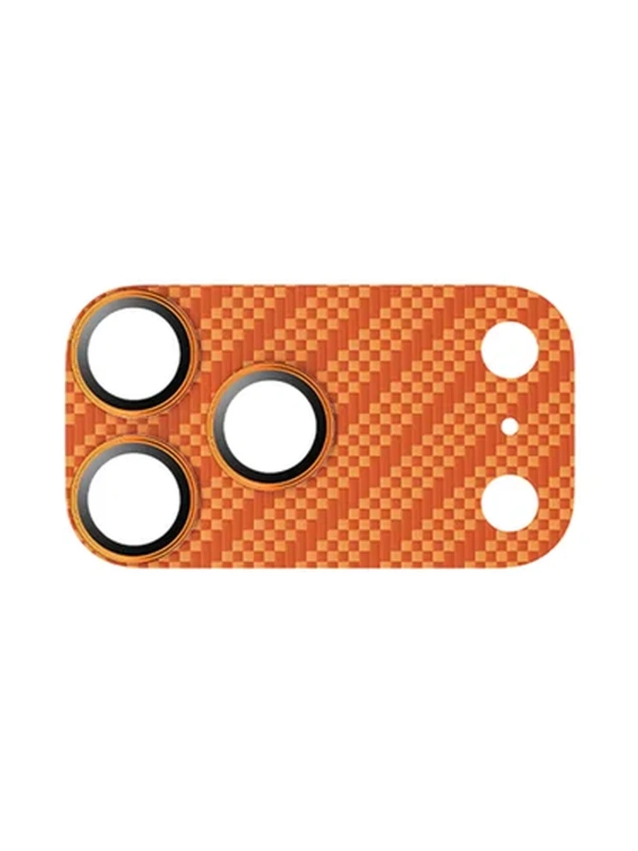 Защитное стекло на Камеру KEEPHONE KP-SPL021A KEVLAR LENS iP 17 Pro Max (Coral Orange Robin)