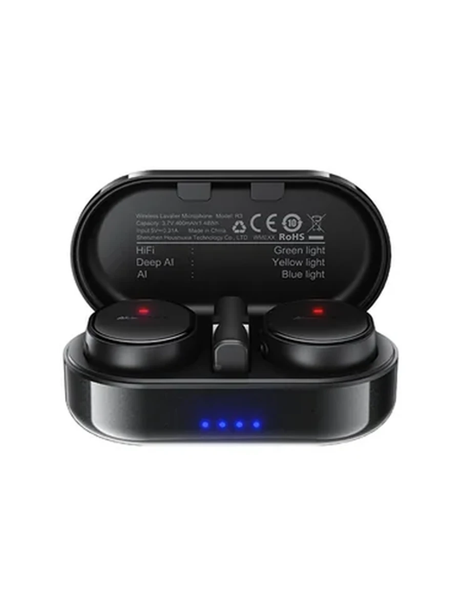 Беспроводной Петличный Микрофон ACEFAST R3 wireless lavalier microphone,black