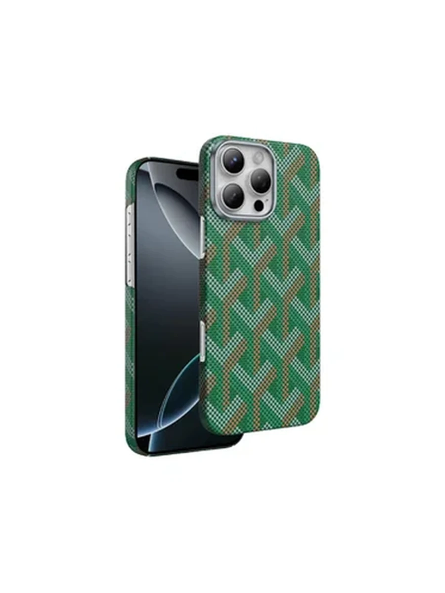 Чехлы KEEPHONE KP-MC0227 KEVLAR PRAGUE MagSafe Iphone 16Pro Max Moss