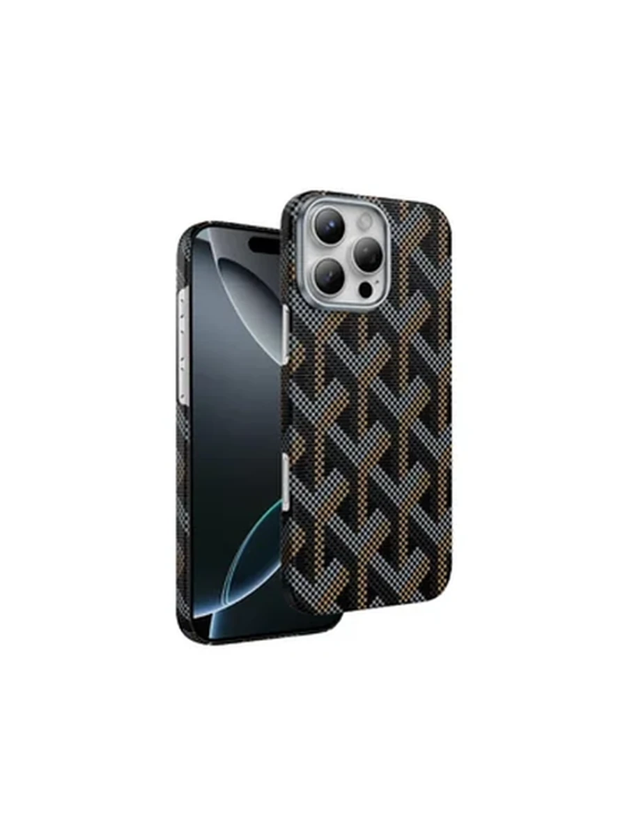 Чехлы KEEPHONE KP-MC0227 KEVLAR PRAGUE MagSafe Iphone 16Pro Meteor