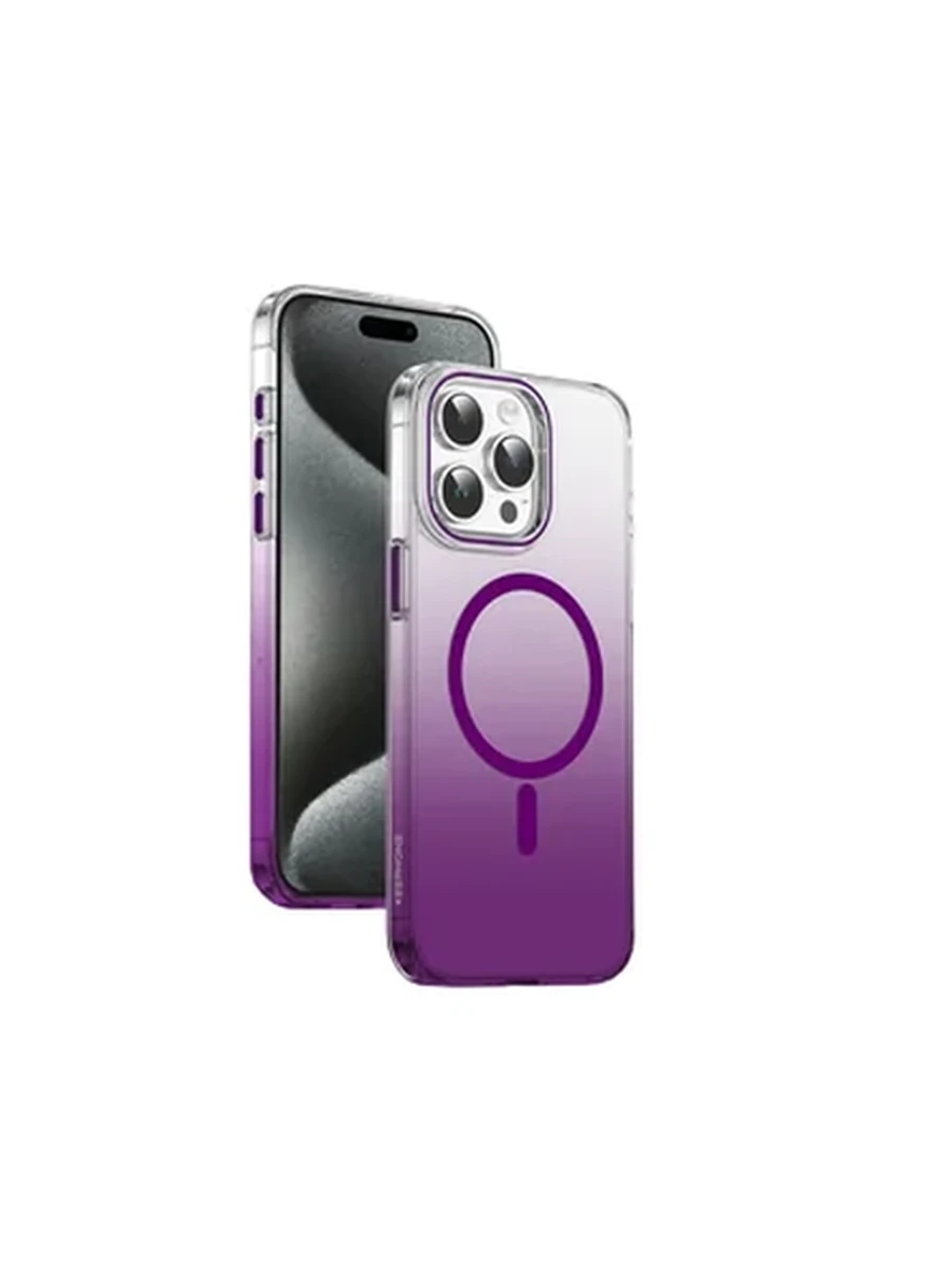 Чехлы KEEPHONE KP MC0133 AURORA PRO MagSafe Iphone iP 15Pro Purple