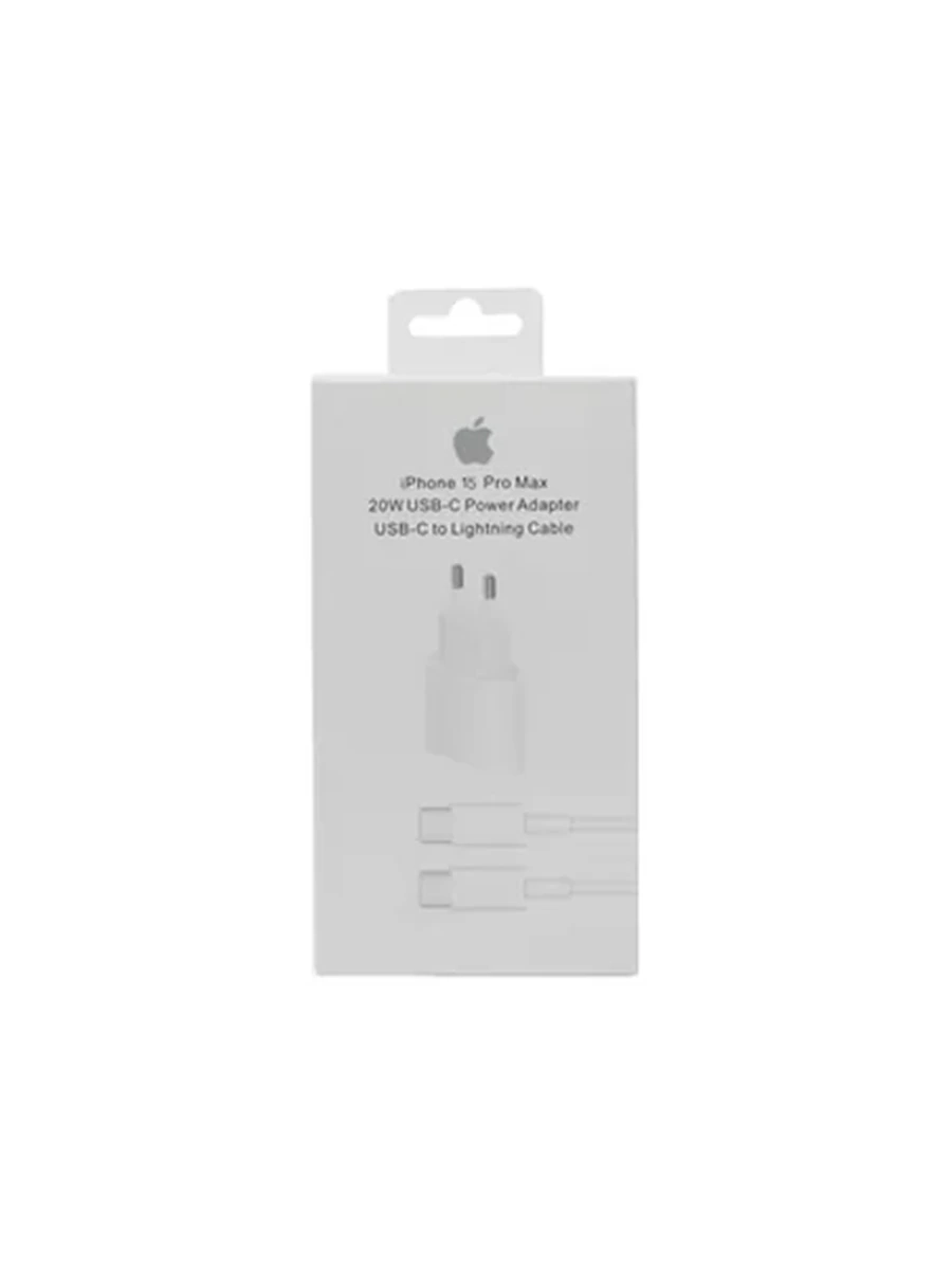 Сетовое Зарядное Устройство Iphone Original 15Pro Max 20W USB-C to C Cable