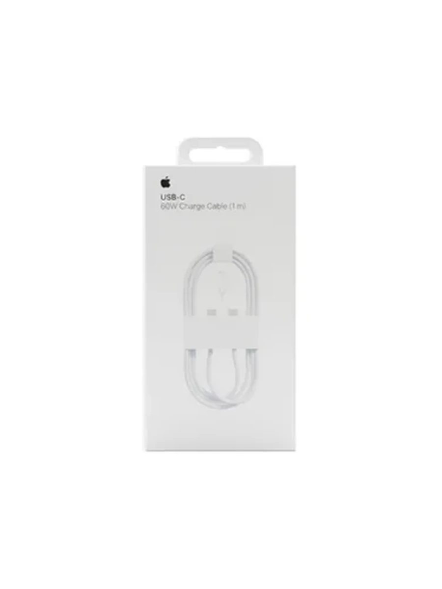 USB Кабель USB-C to USB-C 60W Cable Original Iphone16 (1m) White (плетеная)