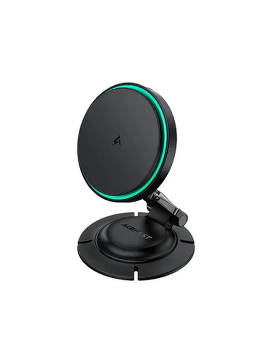 Авто подставки ACEFAST D65 magnetic folding wireless charging car holder,black