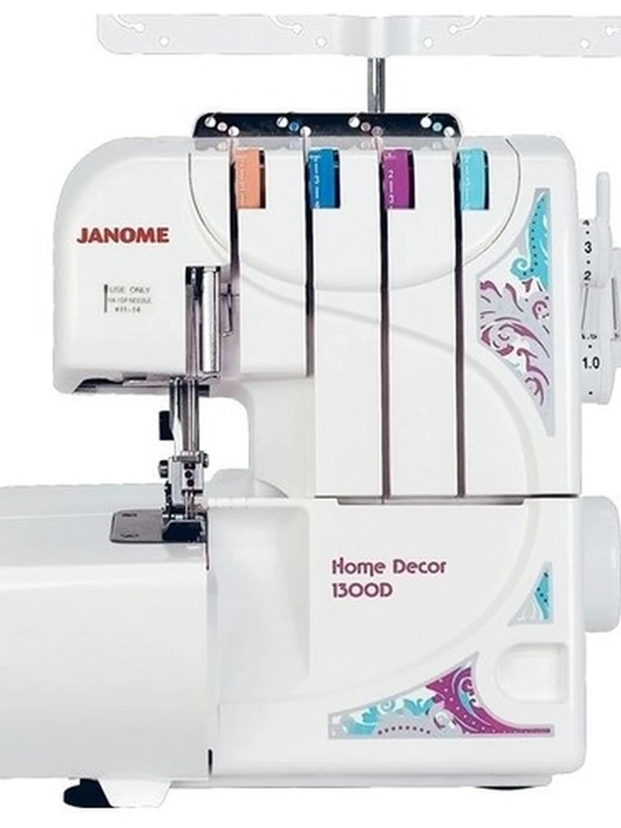 JANOME HomeDecor 1300D швейная машина (оверлок)