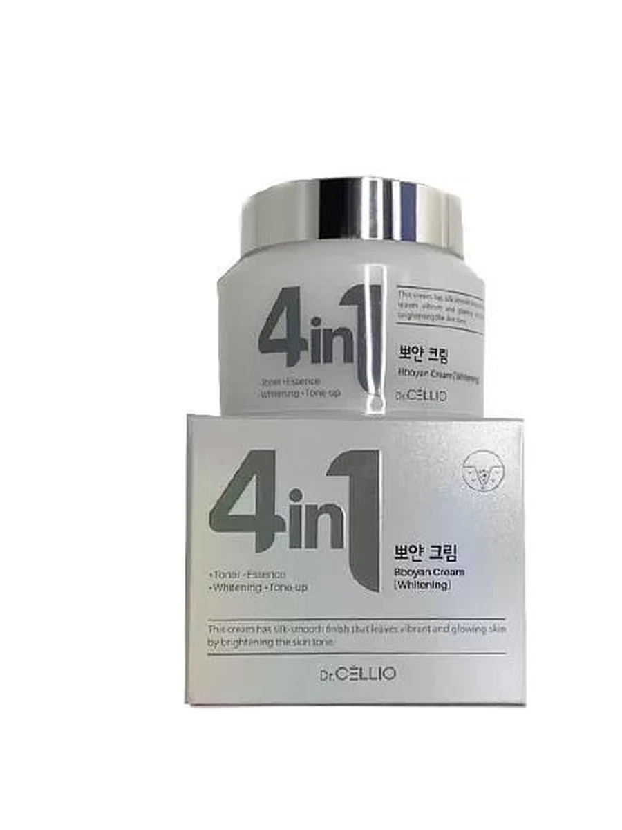 DR.CELLIO Крем для лица 4 в 1 Отбеливающий Bboyan cream whitening