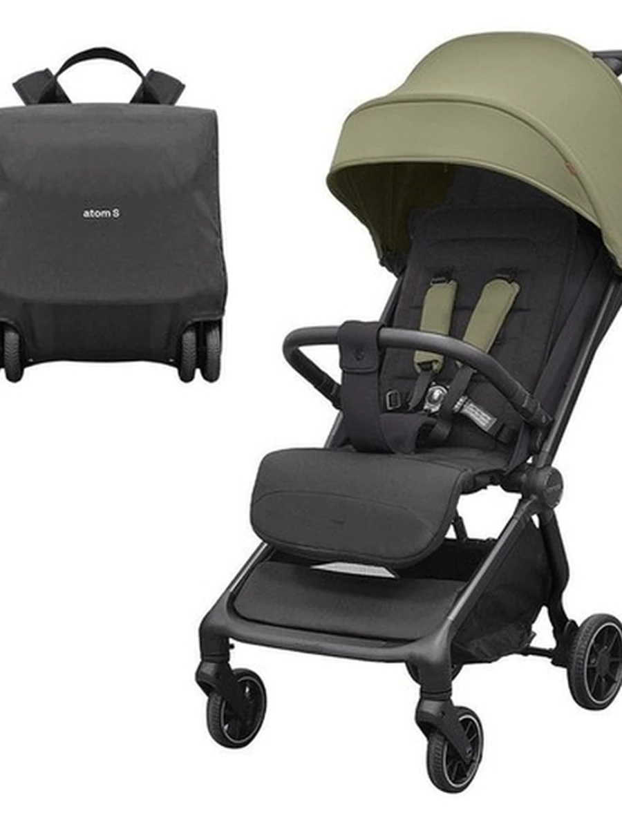 Коляска прогулочная Carrello Atom S  Antique Green (Зеленый)