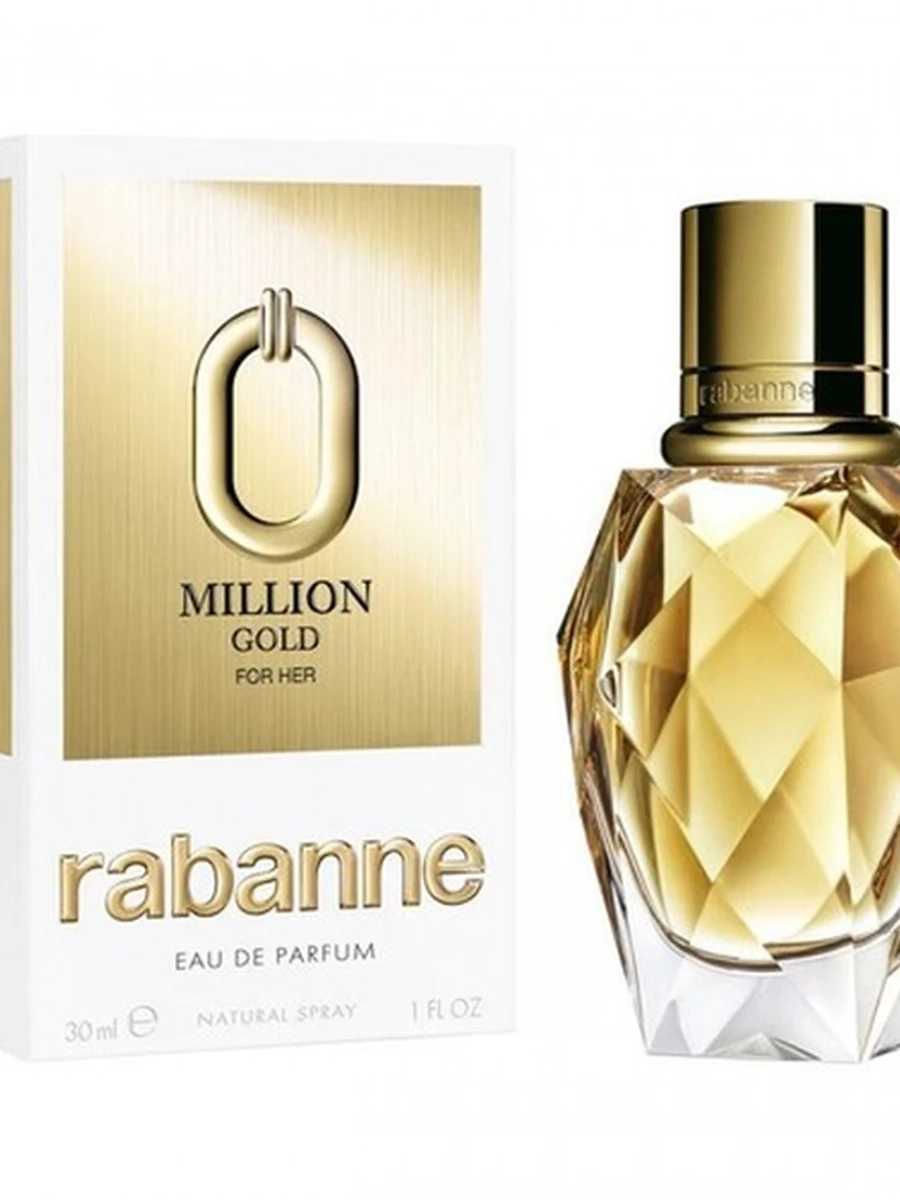 Paco Rabanne Million Gold For Her парфюмерная вода 30 мл