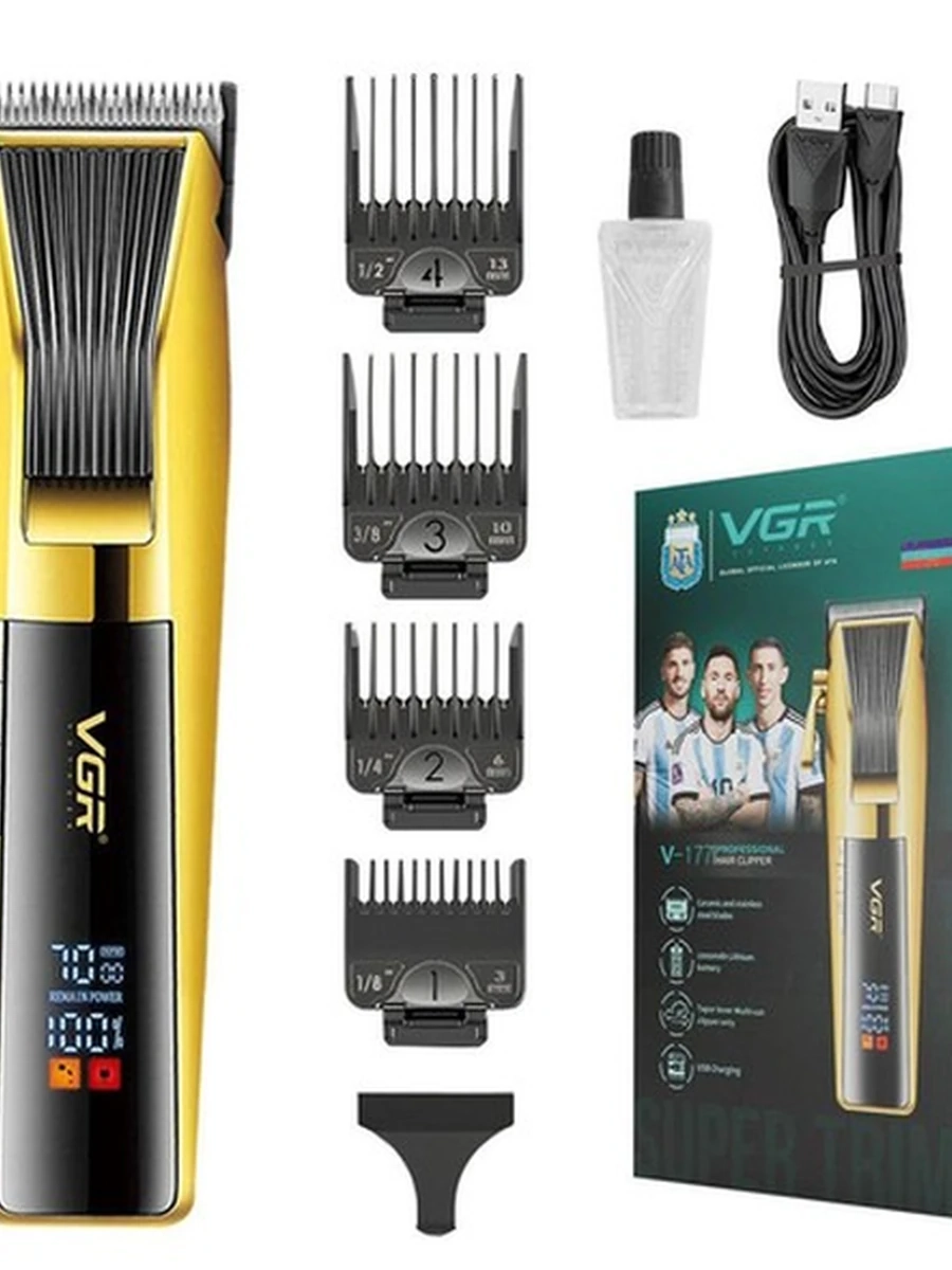 Профессиональная машинка для стрижки VGR Модель 177
