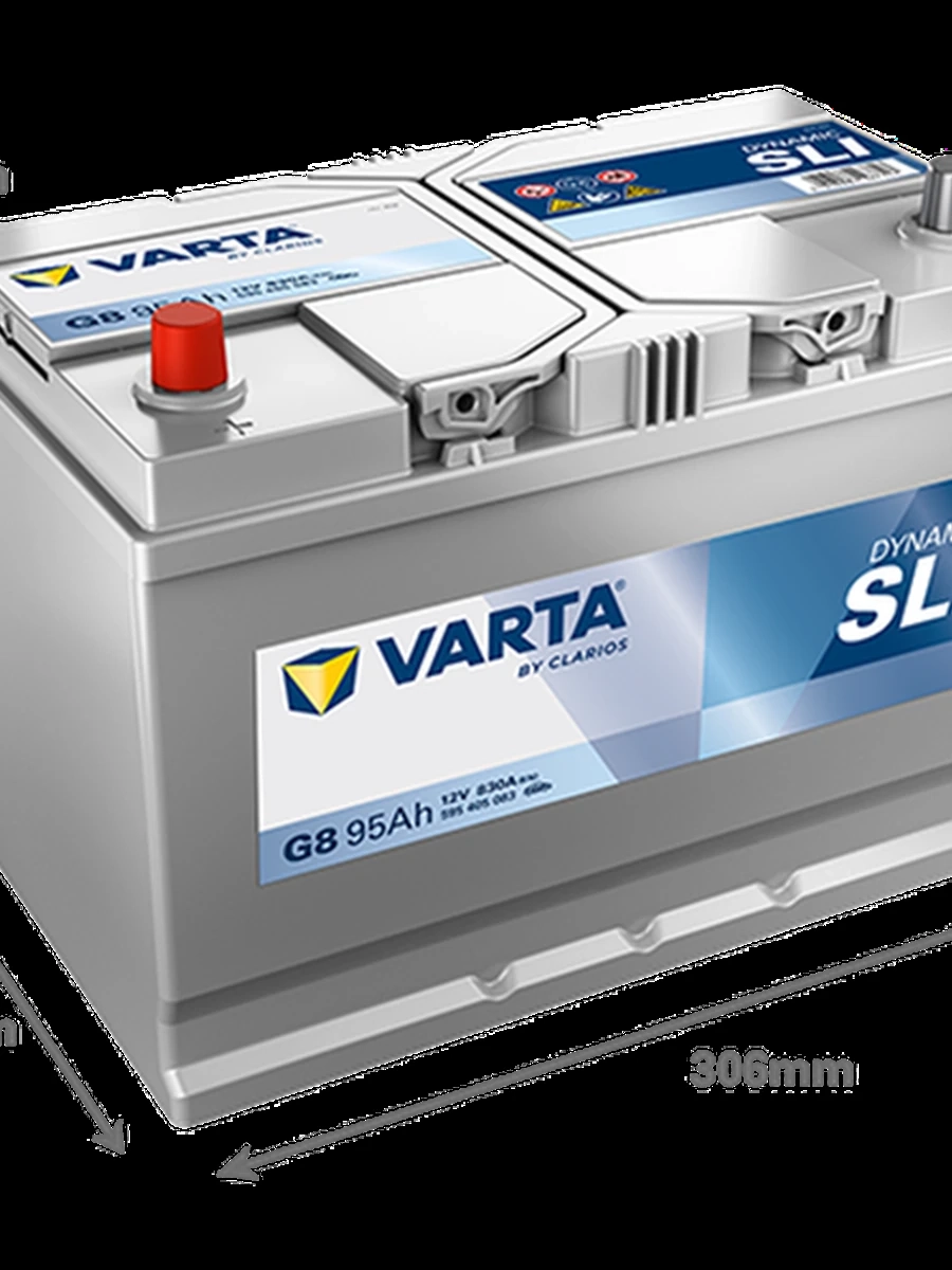 АКБ 95 Ah Varta Blue Dynamic (азия высокий) G8