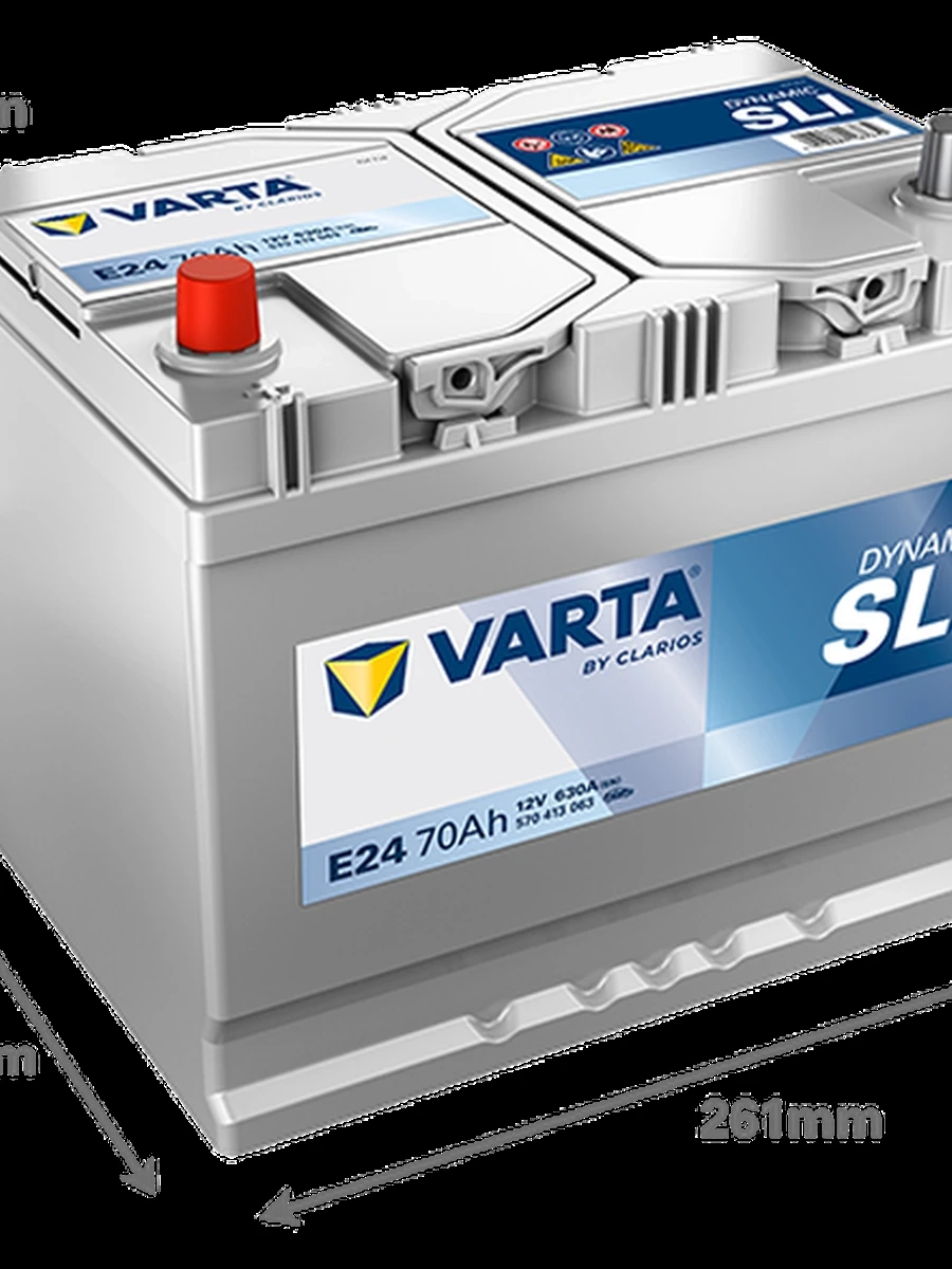 АКБ 70 Ah Varta Blue Dynamic (азия высокий) E24