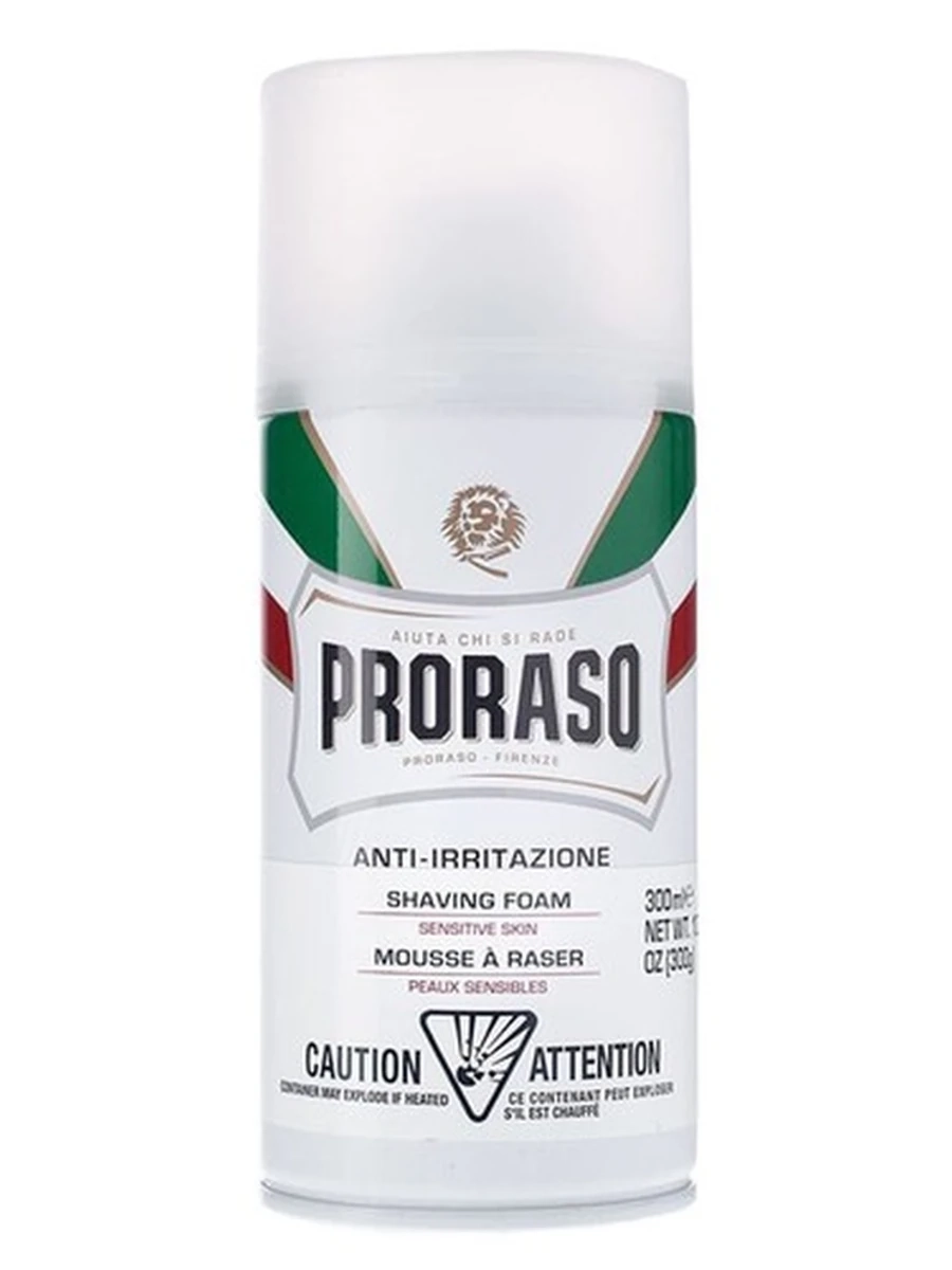 PRORASO Пена для бритья с зеленым чаем и овсом 300мл