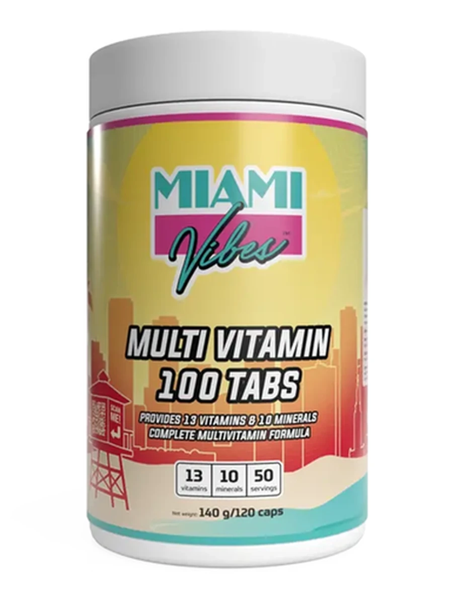 Мультивитамины Miami Vibes 100 табл.