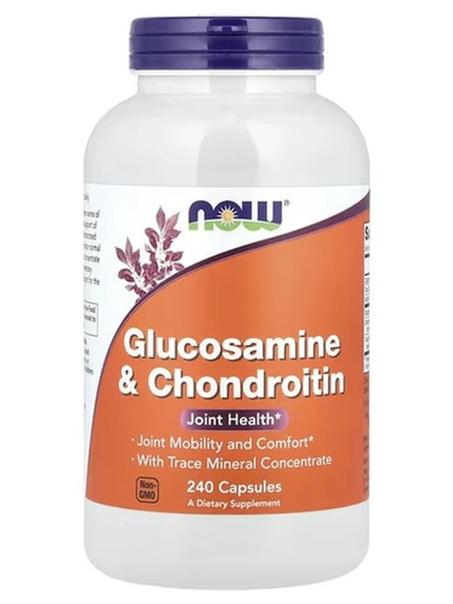 Glucosamine & Chondroitin NOW 240 капсул
