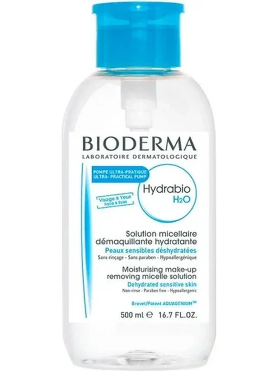 Bioderma Hydrabio миц.вода 500мл с помп.
