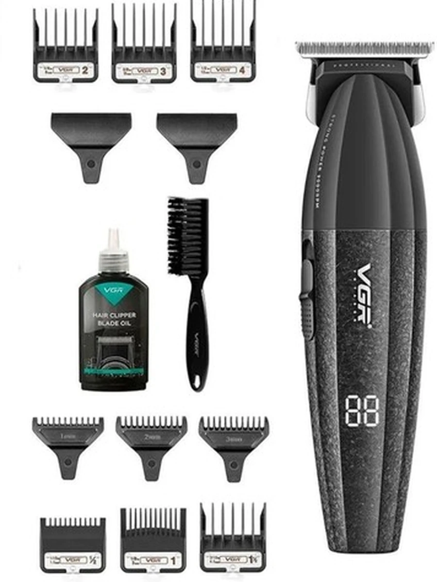 Профессиональная машинка для стрижки волос VGR V-640C аккумуляторный триммер