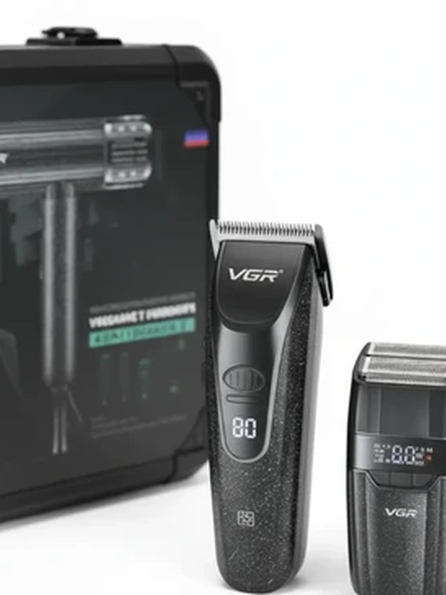 Профессиональный набор для стрижки волос VGR V-640 4 в 1