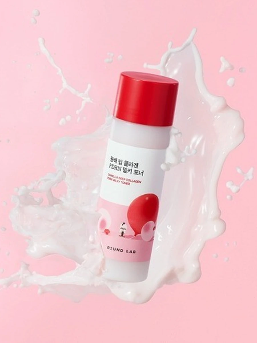 Round Lab Camellia Deep Collagen PDRN Milky Toner