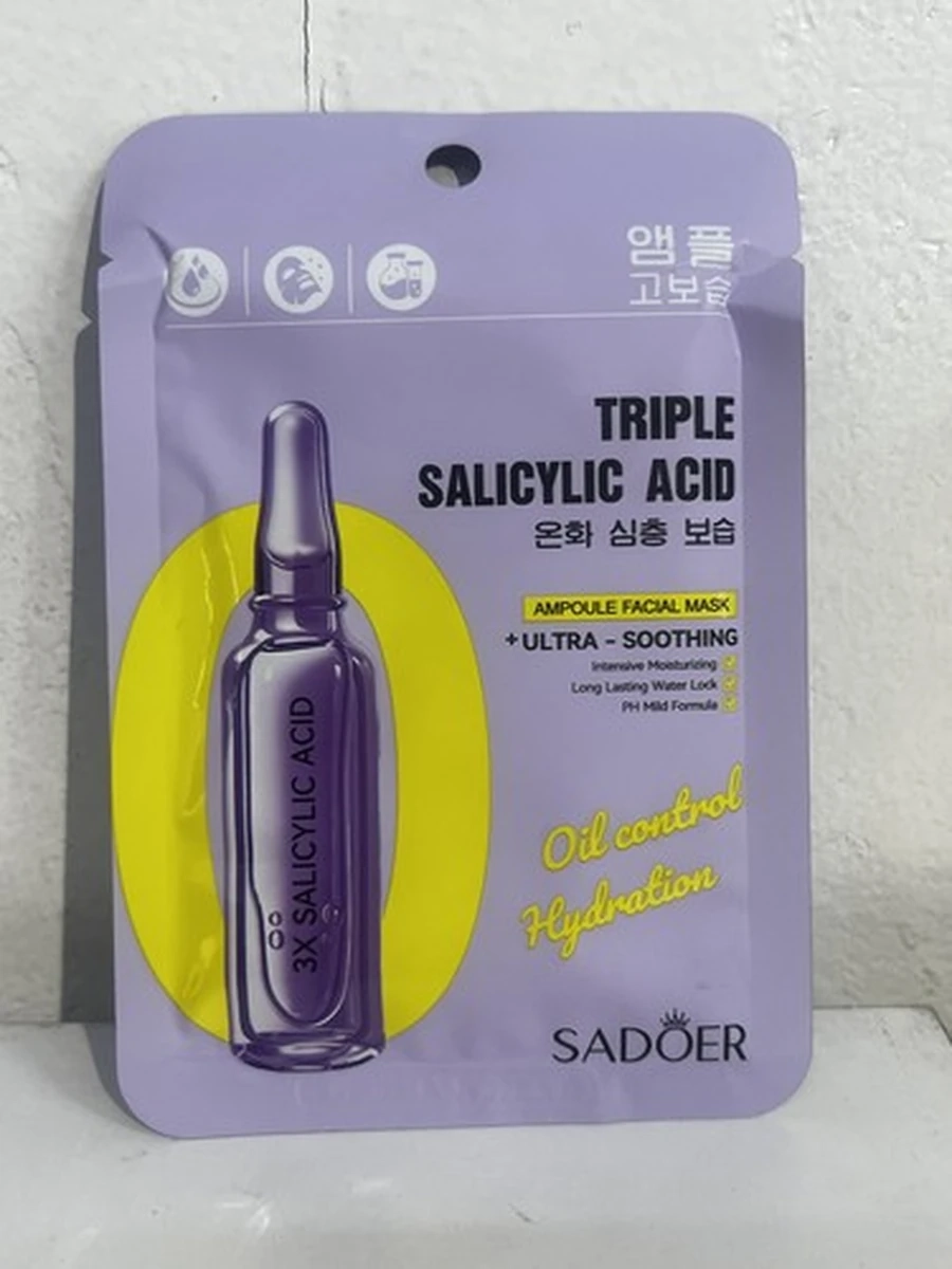 SADOER Triple Salicylic Acid Ampoule Facial Mask