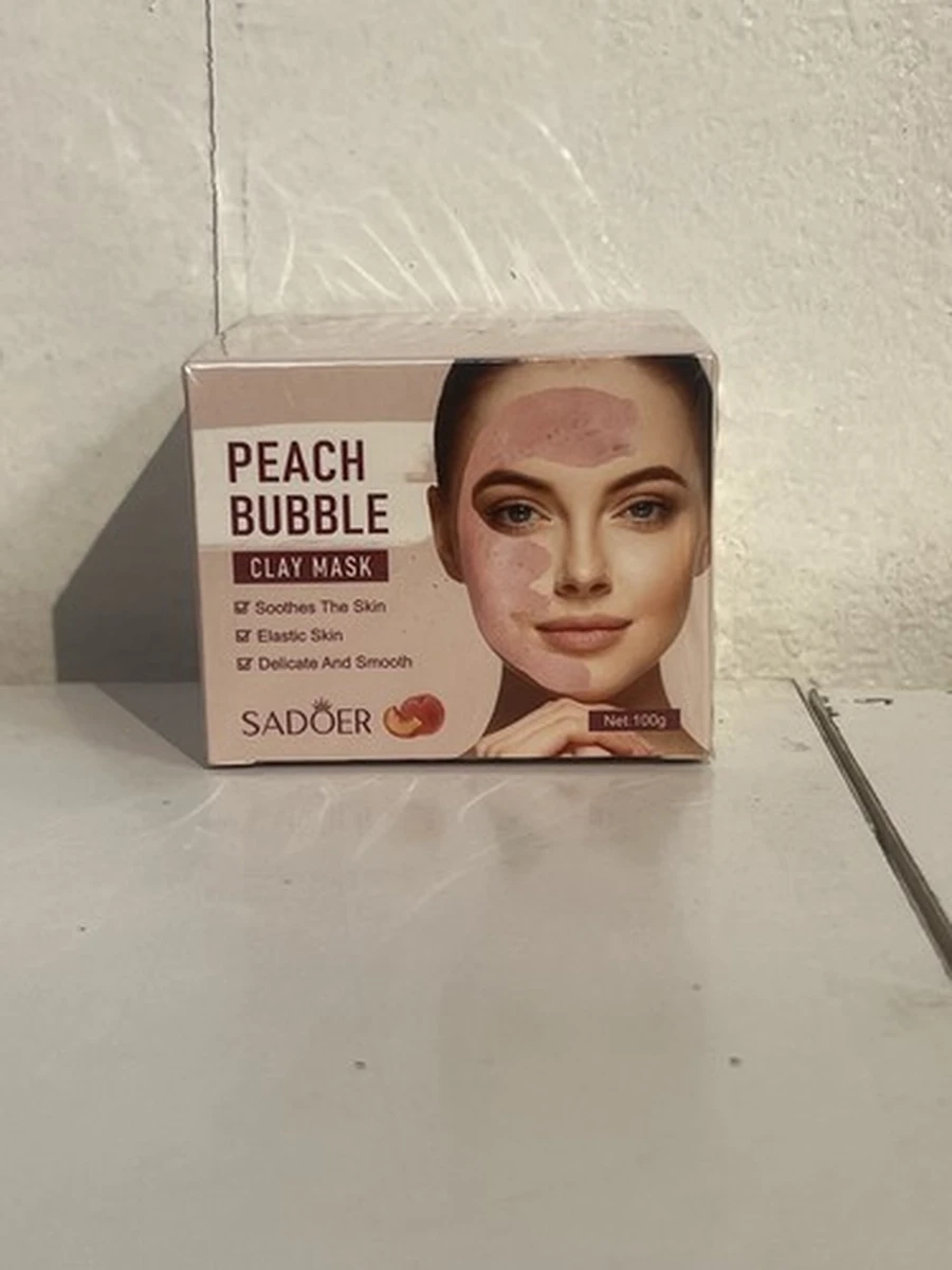 SADOER Peach Bubble Clay Mask