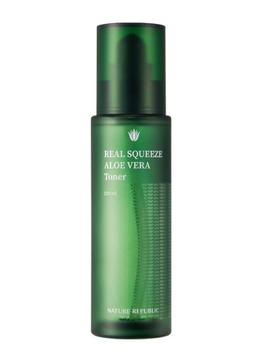 Увлажняющий тонер для лица Nature Republic Real Squeeze с алоэ вера