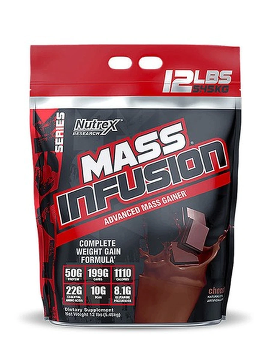 Гейнер. Mass infusion, Nutrex, 5.4кг