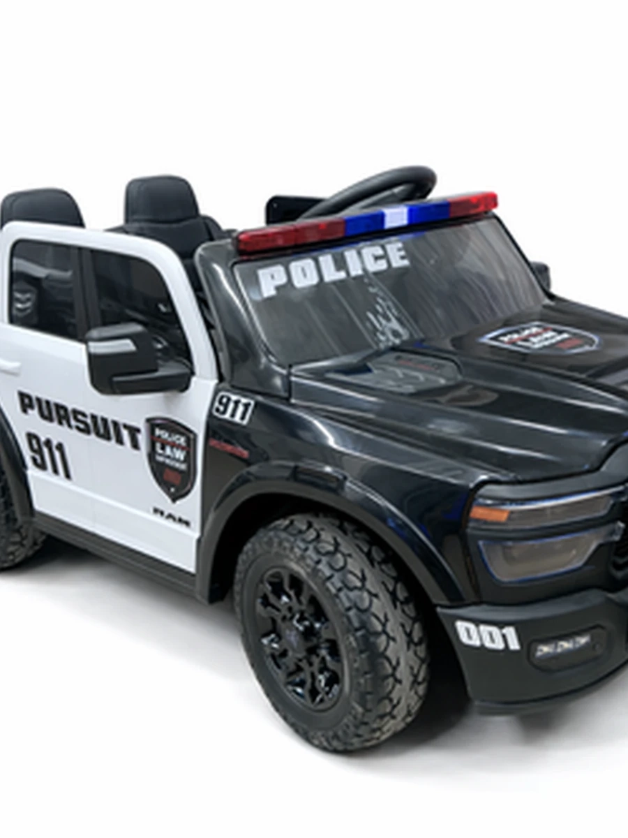 Детский электромобиль Police Pickup 4x4 – полицейский джип с пультом управления