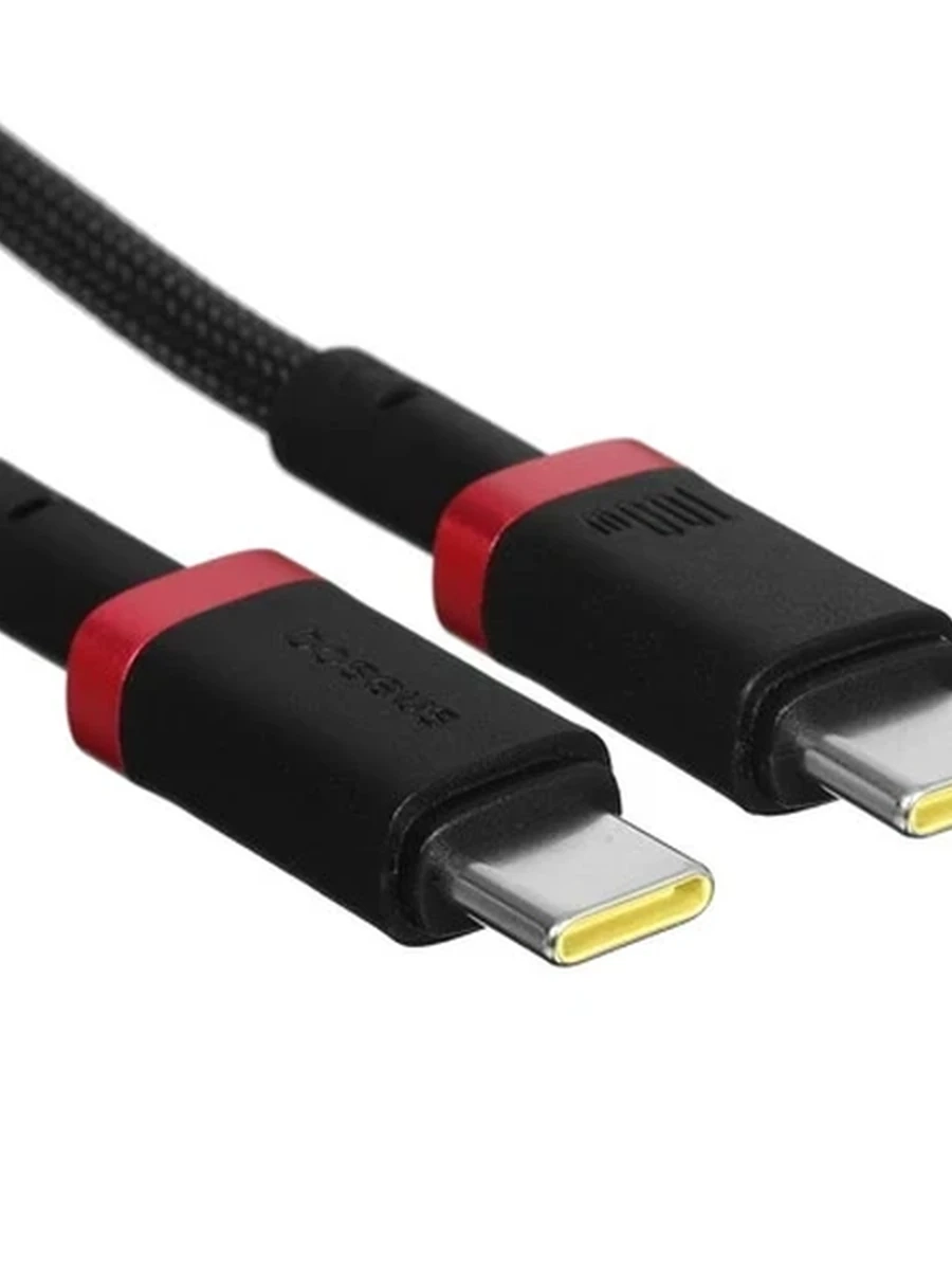 Кабель Baseus Dura Series Fast Charging Cable Type-C to Type-C 100W 2m Red+Black