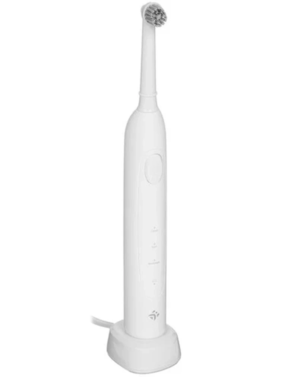 Электрическая зубная щетка DEXP DET-2232R [ротационная, режимов-3, насадок-2, чехол, от аккумулятора]