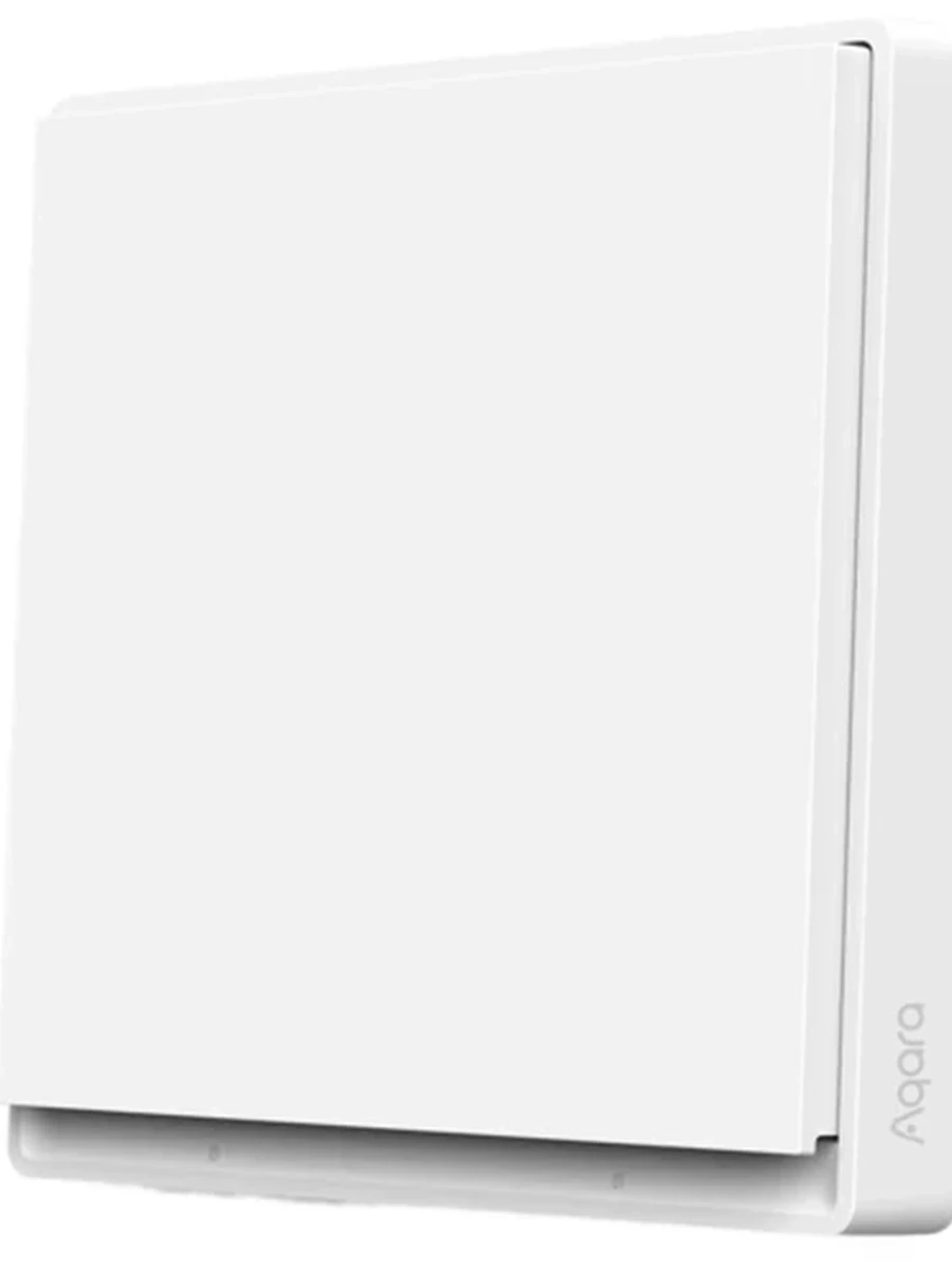 Умный настенный выключатель AQARA E1 QBKG40LM [с нейтралью, 1 клавиша, Zigbee, белый]