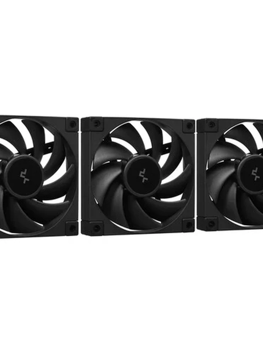 Вентилятор DEEPCOOL 120x120 [FD12] 3-in-1(400-2050 RPM, 27.6 Db,4-pin PWM, в комплекте - 3 шт.)