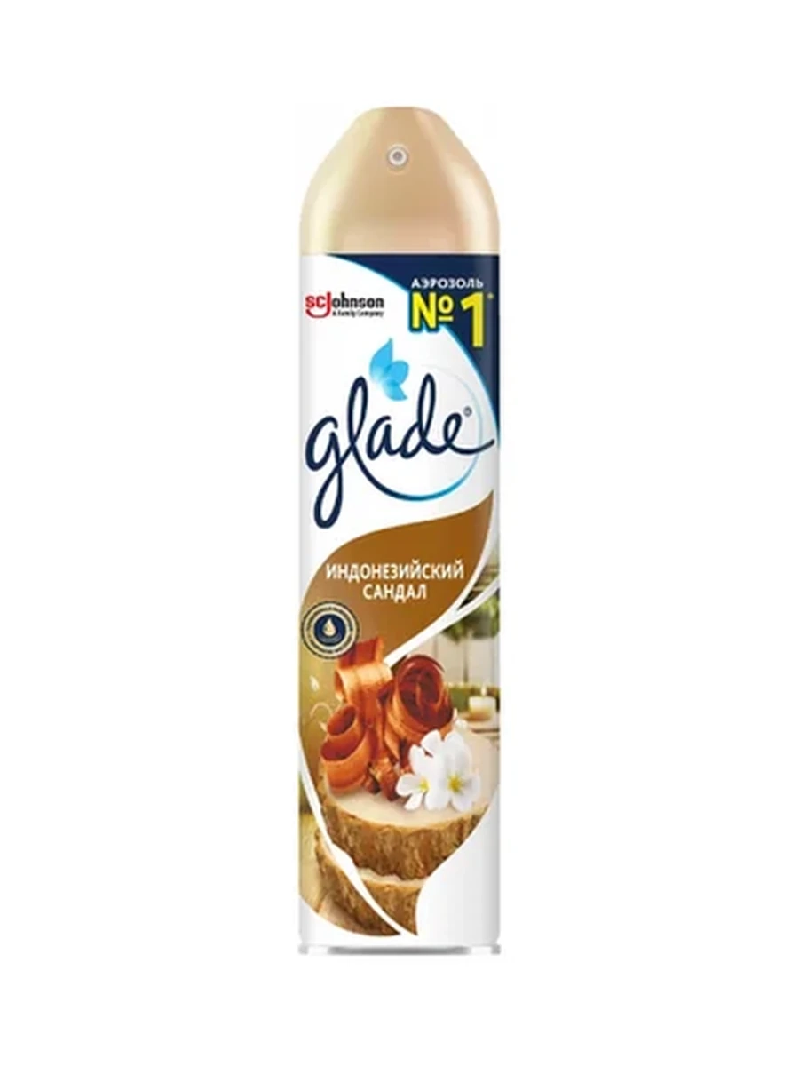 ОСВЕЖИТЕЛЬ ВОЗДУХА GLADE ИНДОНЕЗИЙСКИЙ САНДАЛ АЭРОЗОЛЬНЫЙ 300МЛ