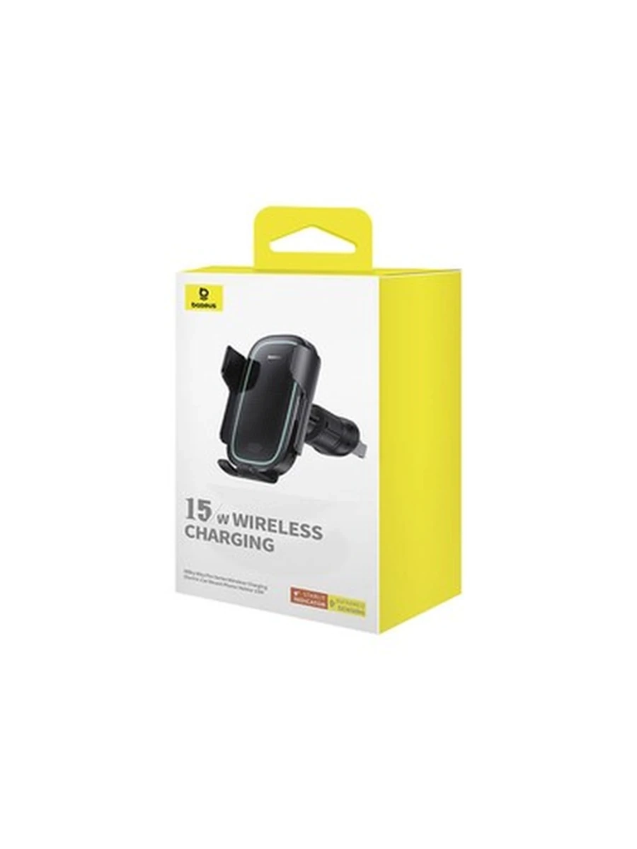 Автомобильная подставка с беспроводной зарядкой 15W Wireless Charging