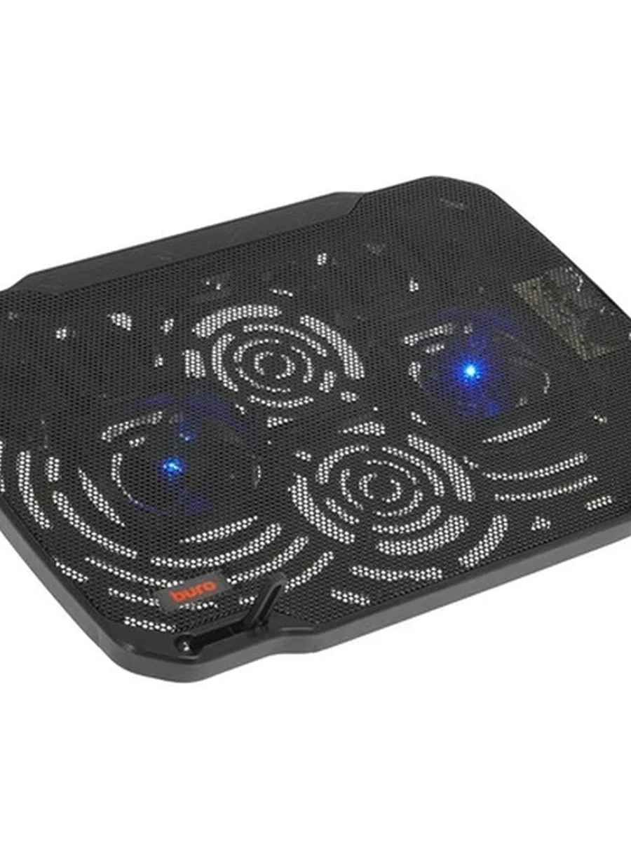 Подставка для ноутбука Buro BU-LCP156-B208 (15.6", 2xUSB, 2х80мм ветиляторы)