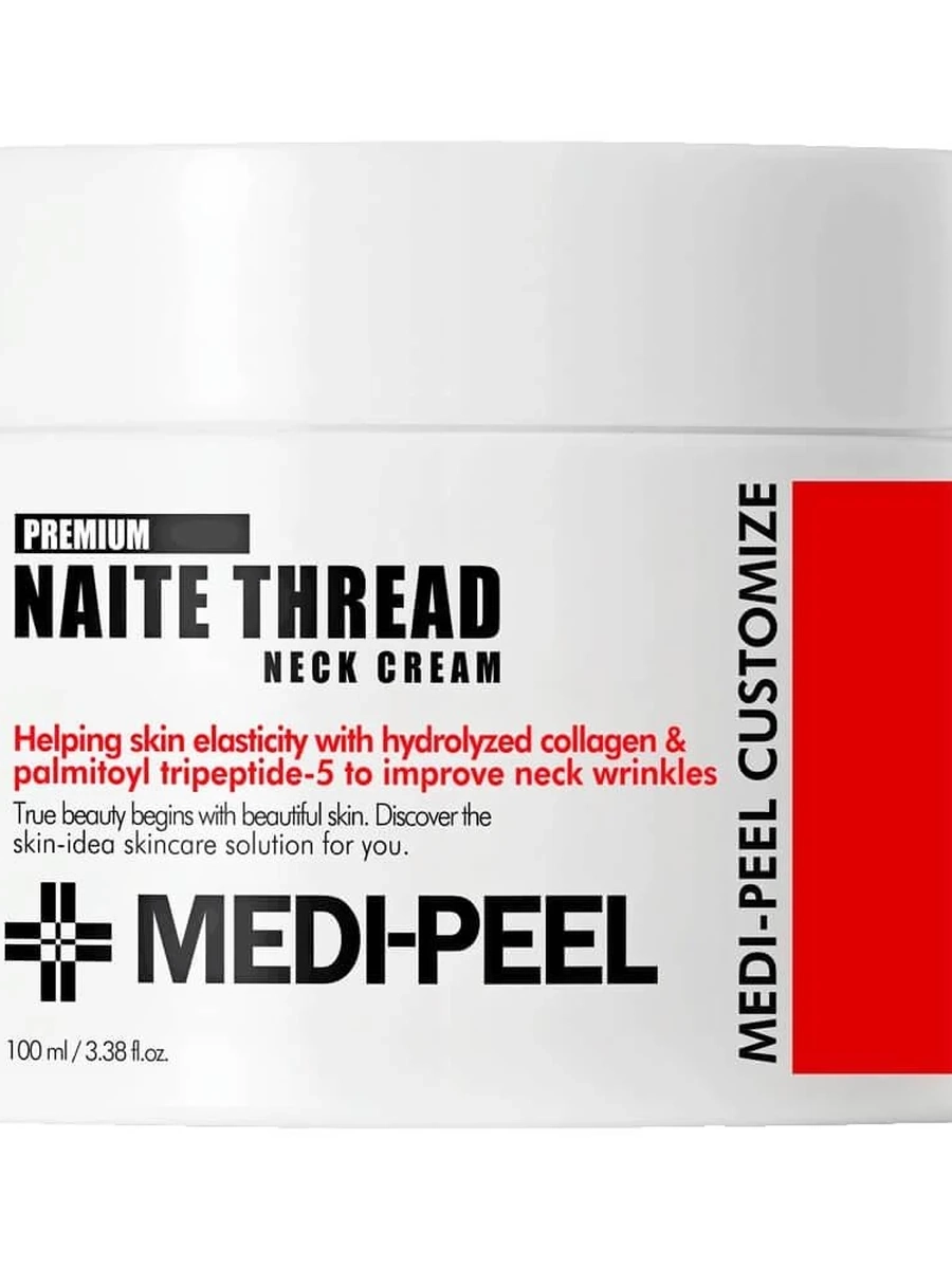 Крем для шеи и зоны декольте с пептидами Medi-Peel Premium Naite Thread Neck Cream