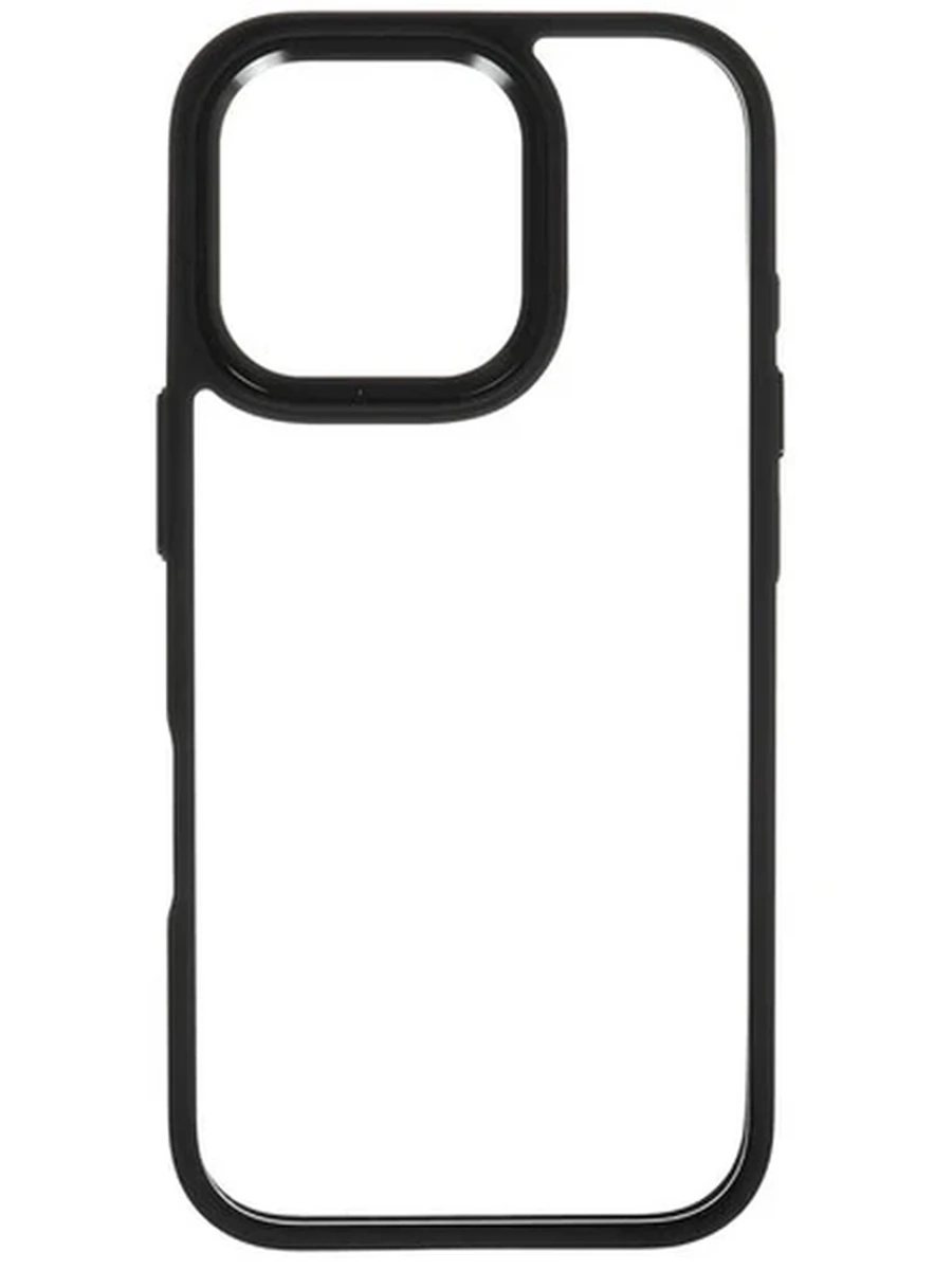 Накладка Aceline Silicone Side SID-004 для Apple iPhone 16 Pro, ТПУ, ПК, черный
