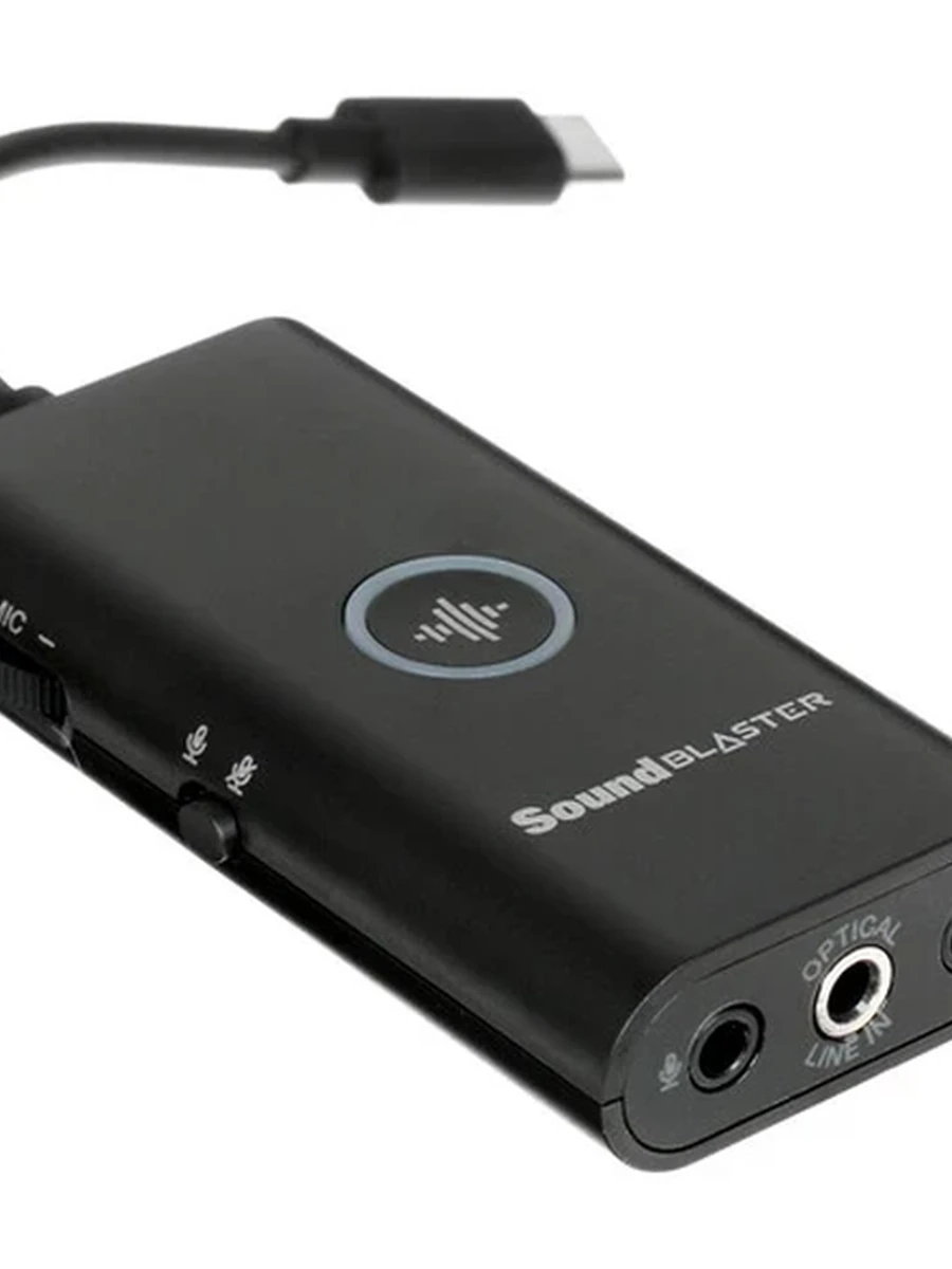 Внешняя звуковая карта Creative Sound Blaster G3 [USB/2вх/2вых/24бит/96кГц/оптик./линейн.]