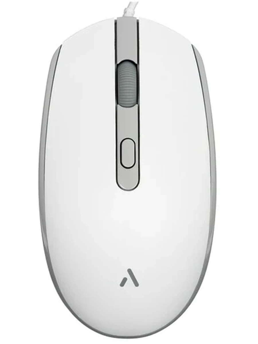 Мышь проводная Aceline CM-M529WT Silent, 3600 dpi, White, USB