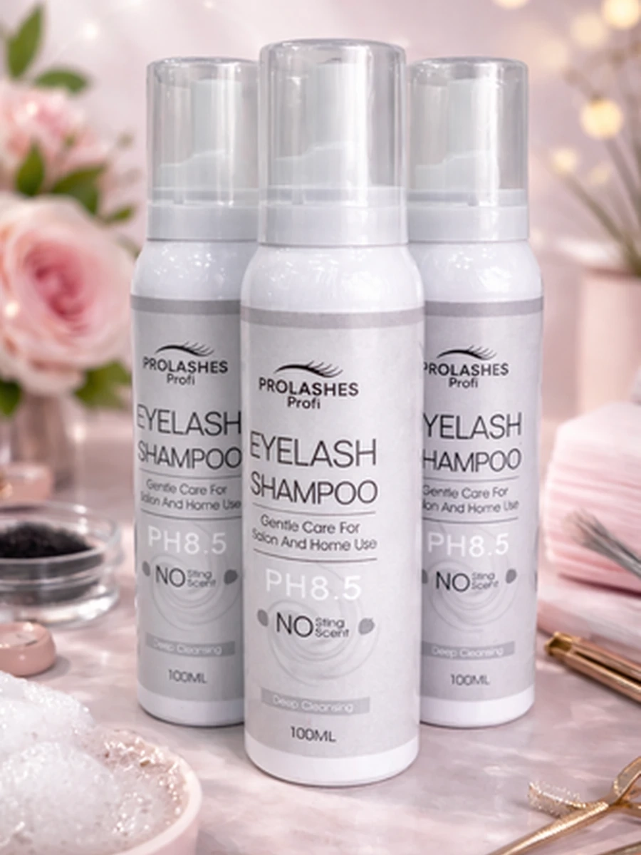 PROLASHES Очищающая пенка для ресниц и бровей  Ph8.5