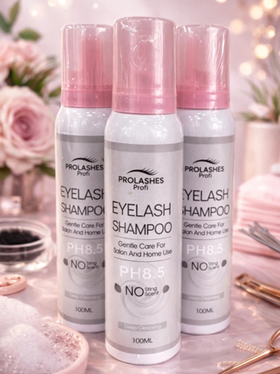 PROLASHES Очищающая пенка для речниц и бровей Ph8.5