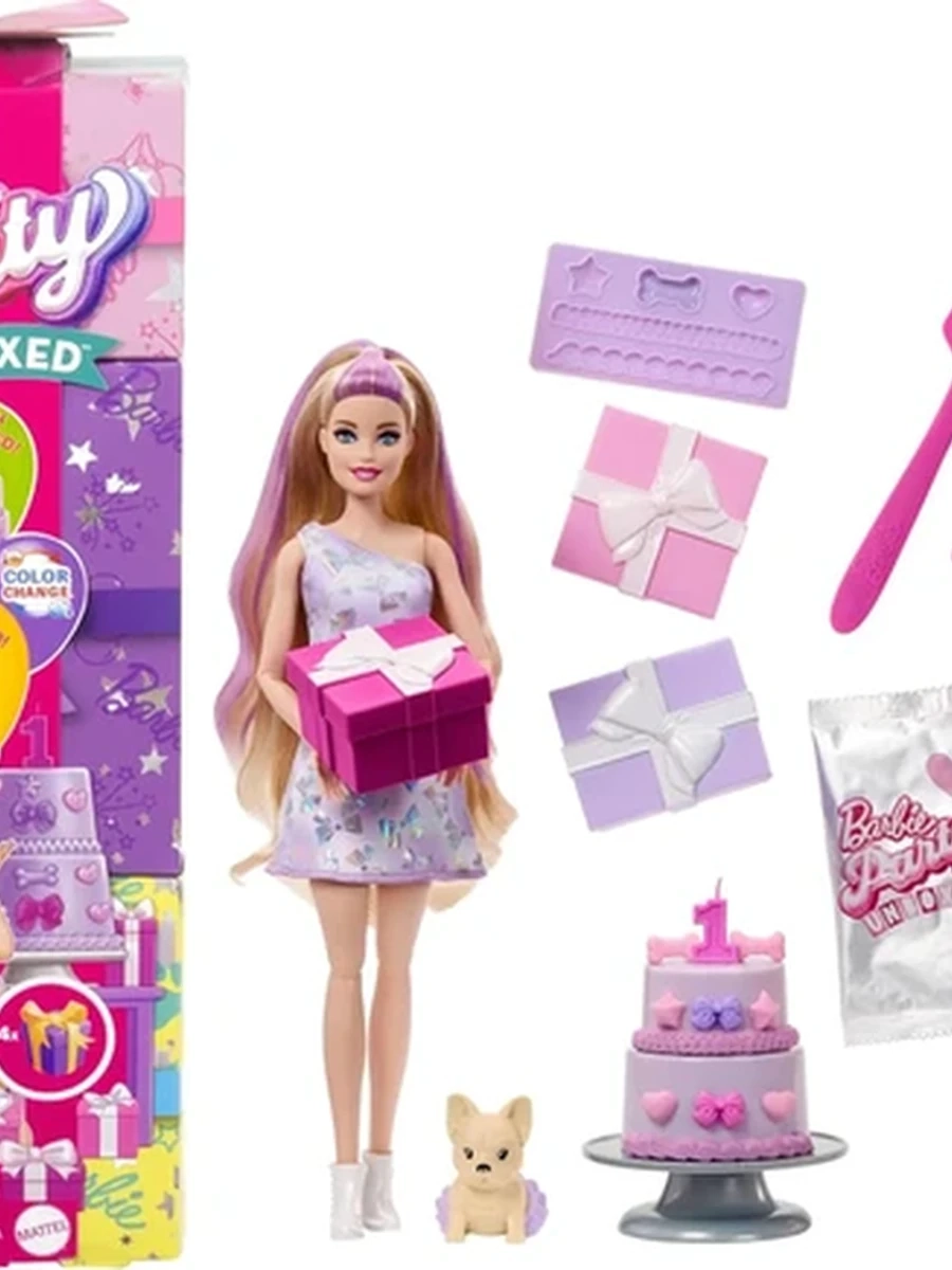 Кукла модельная Barbie Pet Birthday S3
