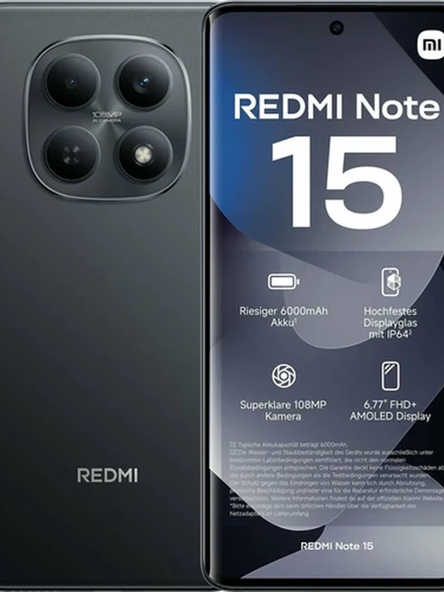 Смартфон Xiaomi Redmi Note 15 4G (8/256)