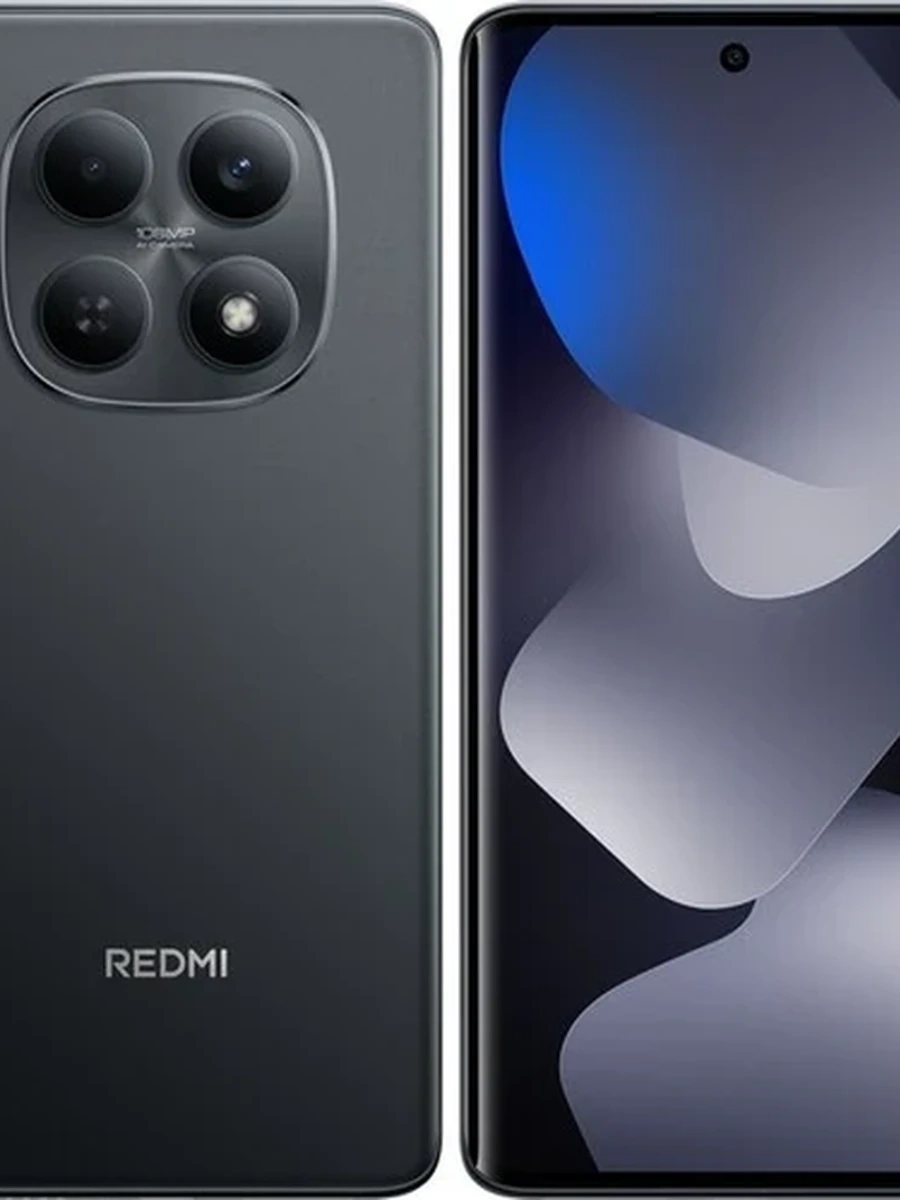 Смартфон Xiaomi Redmi Note 15 8/256 [6.77"/LTE/Cam108Mpx/6000mAh/Black]