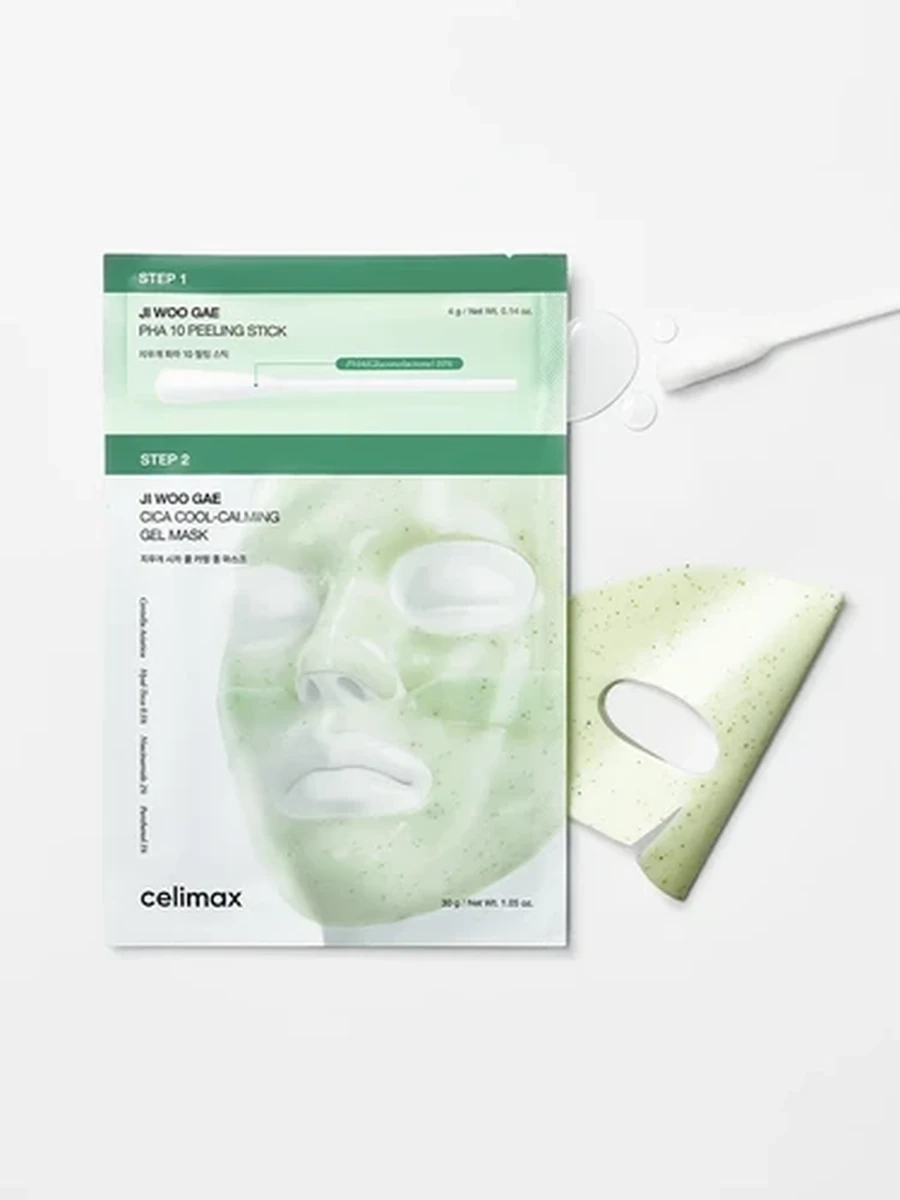 Двухэтапная маска Celimax Ji Woo Gae Cool-Calming Mask