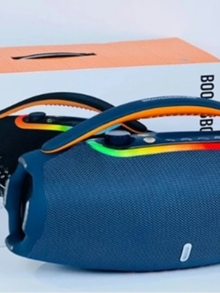 Портативная беспроводная колонка Boomsbox 3 с мощным звуком и RGB подсветкой